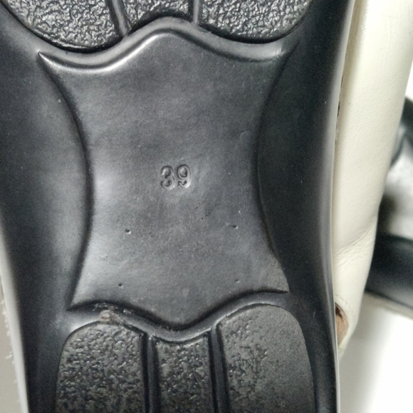 VOLKS WALKERS Cream Beige Leather Walking Sandal 39 9 - Picture 5 of 11